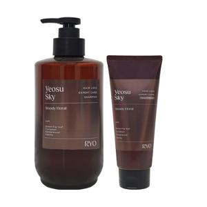 자양 탈모전문케어 샴푸 여수하늘 585ml +트리트먼트 200ml