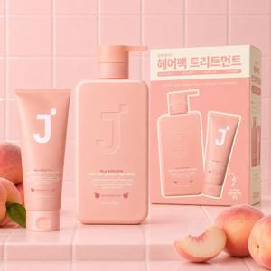 실크케라틴 피치에디션 트리트먼트 520ml+100ml 세트