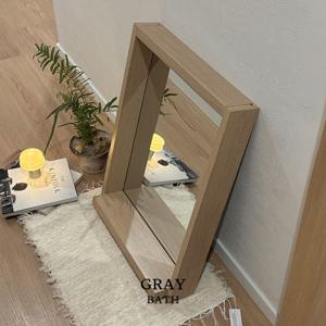오크 사각거울 벽걸이 450X600 인테리어 거울
