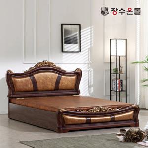로얄크라운 황토볼확장형 황토온열 건강침대 퀸침대