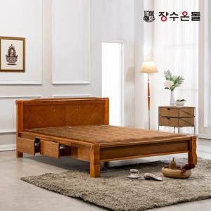 온재 서랍형 황토볼확장형 황토온열 건강침대 퀸침대