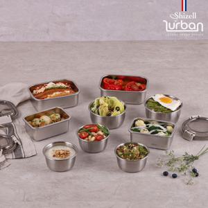 Luvan(러반) 슈퍼클린 스텐 찬통 밀폐용기 세트구성 (12종 택1)