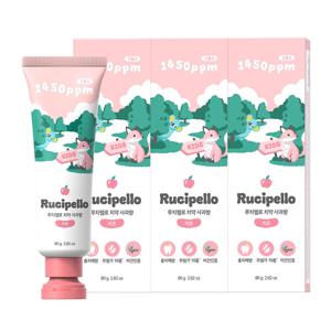 리틀포레스트 키즈치약 사과향 80g 3개