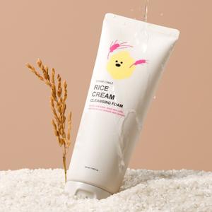1+1 라이스 크림 클렌징 폼 220ml  쫀쫀한 크림거품 촉촉한 데일리 클렌징