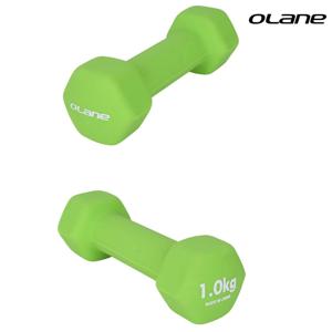 핸드 덤벨 네오프렌 아령 1kg 그린