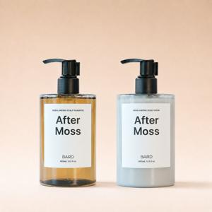 애프터모스 두피 모발 케어세트 / 새벽이끼향 / 샴푸+트리트먼트 / 400mL x2
