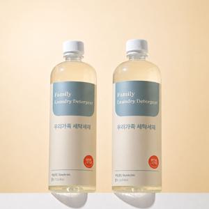 우리가족 세탁세제 백림 1L 2개