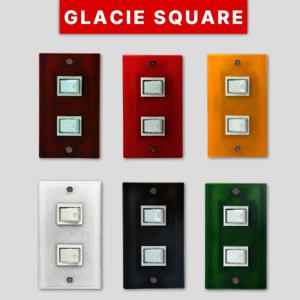 GLACIE 사각 토글 레트로 스위치 커버