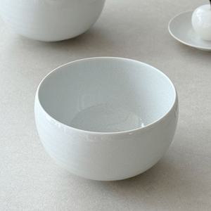 르블랑 달항아리 둥근 면기 MADE IN JAPAN