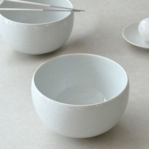 [1+1] 르블랑 달항아리 둥근 면기 MADE IN JAPAN