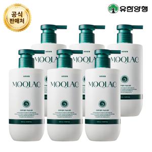 모큐락플러스 탈모완화 두피진정 비듬케어 샴푸 500ml 6개