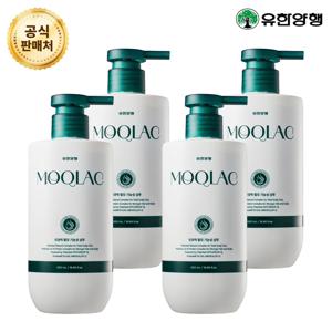 모큐락플러스 탈모완화 두피진정 비듬케어 샴푸 500ml 4개