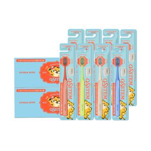 오스템 더블와이드 칫솔 4입 2개 (총 8개)