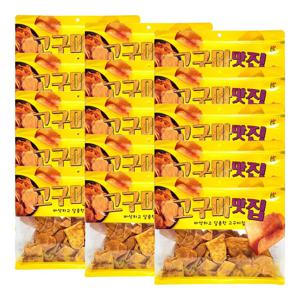 LINGGE 고구마맛집 고구마칩 고구마과자 300g X 15개