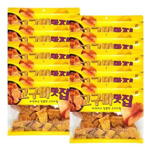 LINGGE 고구마맛집 고구마칩 고구마과자 300g X 10개