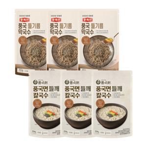 풍국면 들기름막국수(2인분)x3개+들깨칼국수(2인분)x3개