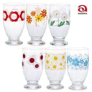 재팬 레드로 굽 글라스 320 (335ml) / retro 파르페 유리잔 쥬스컵