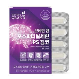 브레인 엔 포스파티딜세린PS 징코 470mg 60캡슐 1박스