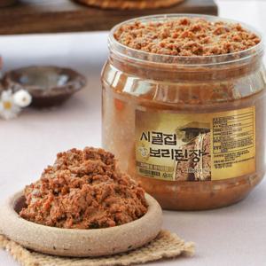 은은한 단맛과 깊은 감칠맛 수제 시골보리된장 1kg + 1kg 외