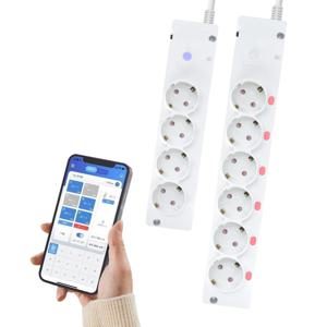 IoT 개별제어 멀티탭 4구 16A 과부하차단 국산 콘센트 2M