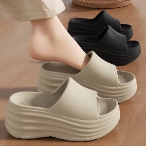 플랫폼 통굽슬리퍼 7cm 키높이 여성 데일리슬리퍼 (4colors)