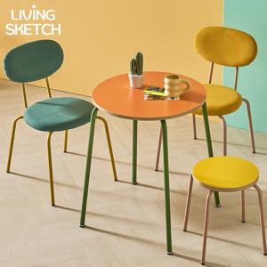 쎄씨 600 원형 테이블 카페 업소용 원룸 2인 티테이블 5colors