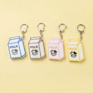 귀여운 우유곽 손톱 보호 캔 오프너 키링 캔따개 캔뚜껑 따개 롱 네일 아트 세이버