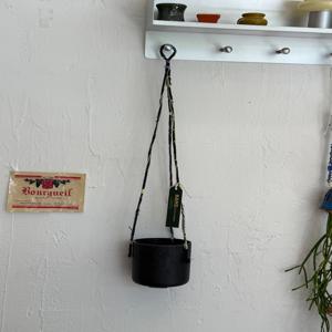 Black-two tone strap 행잉화분 마크라메 행잉화분 벽걸이화분