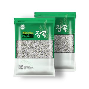 25년산 국내산 늘보리 늘보리쌀 2kg (1kg 2개)