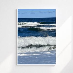 바다 물결 해변 윤슬 인테리어 포스터 액자 : 72 Blue Wave