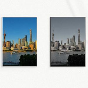 원본 & 흑백 유럽 풍경 빈티지 인테리어 포스터 액자 : 77 City of Pearl