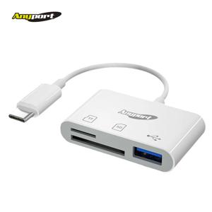 AP-ICR40 아이폰 안드로이드 C타입 USB카드리더기 SD리더기 TF카드리더기