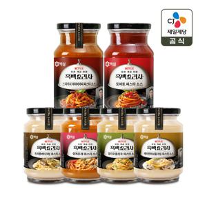 백설 파스타소스 6종(토마토+아라비아따+꽃게로제+알리오올리오+베이컨머쉬룸+트러플버터)