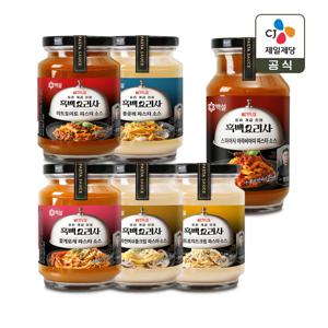 백설 파스타소스 6종(아라비아따+미트토마토+꽃게로제+봉골레+베이컨머쉬룸+콰트로치즈)
