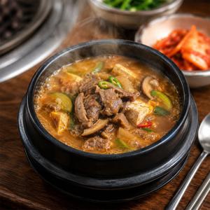 고기 가득한 고깃집 된장찌개 450g x 4팩 / 우삼겹 된장찌개