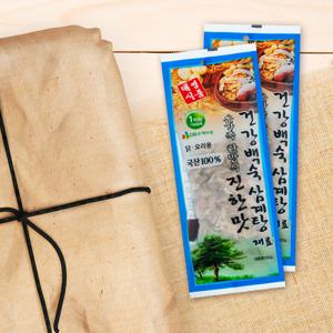건강백숙 삼계탕재료 진한맛 100g x 50개1박스