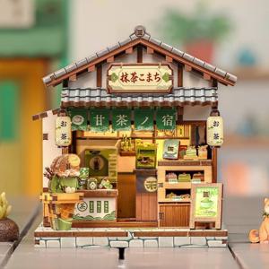 교토 말차 카페 DIY 미니어처 하우스 우드퍼즐 조립