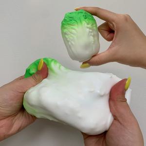 쌈쌈배추볼 크런치 크래싱 ASMR 말랑이 피젯토이 촉감