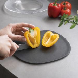 TPU 소프트 도마 230(S)/ 부드러운 라운드형 항균 타원도마 양면사용