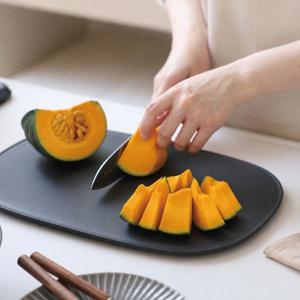 TPU 소프트 도마 350(L)/ 부드러운 라운드형 항균 타원도마 양면사용