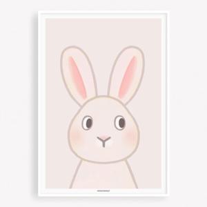 BABY BUNNY 아기 어린이 토끼 일러스트 아트포스터 (087)