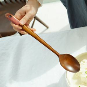 국내산 조리도구 금수강산 옻칠 나무 요리주걱32 (1pcs)
