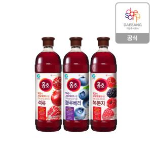 홍초1.5L 3종(복분자/블루베리/석류) 2개 골라담기
