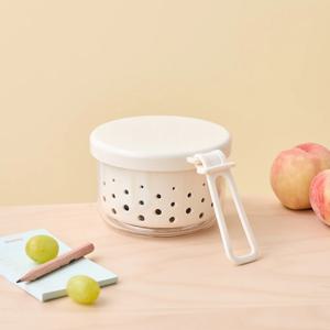 휴대하기 편리한 과일야채컵 미니 400ml 크림