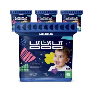 밤밤밤 팬티형 기저귀 5단계(XL) 22매x4팩