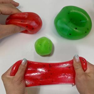 스무디슬러시볼 말랑스퀴시 수박 키위 쫀득 스트레스
