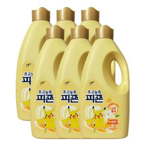 초고농축 피죤 강력탈취 오리지널 써니가든 섬유유연제 2L x 6개