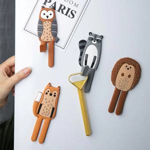 현관문 냉장고 동물 마그넷 다용도 걸이 8types