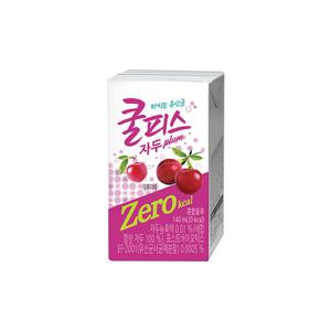 쿨피스 자두 테트라 140MLx48입 음료 음료수