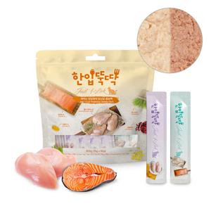 짜먹는 한입뚝딱 유산균 고양이 습식 간식 대용량 콤보 15g x 60p(900g)